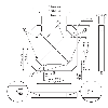 Fourche opt. X PNP E=120mm Prof=185mm Laser DO / M12 5P