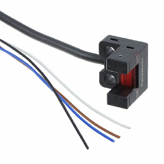 Micro Fourche opt. U PNP E=6mm IR LO/DO 5-24Vdc / Câble 1m-Lire la description