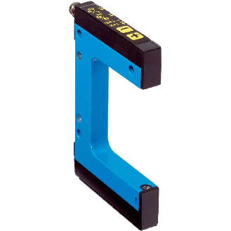 Fourche opt. U PNP/NPN E=120mm Prof=95mm Laser LO/DO / M08 4P-Lire la description
