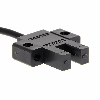 Micro Fourche opt. U PNP E=5mm Prof=9mm IR LO/DO 5-24Vdc, câble 1m
