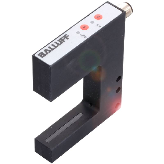 Fourche opt. U ANA E=50mm (3x28mm) Prof=54mm 4-20mA PNP / M12 4P-Lire la description
