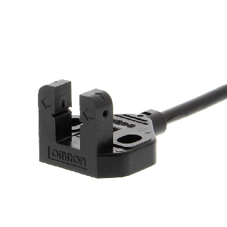 Micro Fourche opt. U PNP E=5mm P=9mm IR DO 5-24Vdc IP60, câble 2m-Lire la description