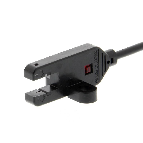 Micro Fourche opt. U PNP E=5mm P=9mm IR LO 5-24Vdc IP60, câble 2m Micro Fourche opt. U PNP E=5mm P=9mm IR LO 5-24Vdc IP60, câble 2m-Lire la description
