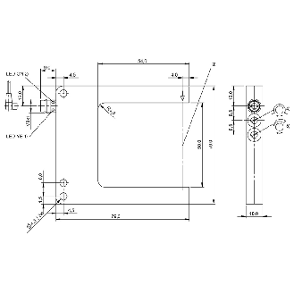 Fourche opt. U PNP E=50mm Prof=54mm IR LO/DO / M08 3P-Lire la description
