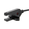 Micro Fourche opt. U NPN E=5mm P=9mm IR LO 5-24Vdc IP60, câble 2m