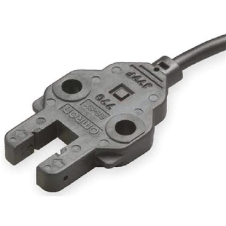 Micro Fourche opt. U NPN E=5mm P=9mm IR DO 5-24Vdc IP60, câble 2m-Lire la description