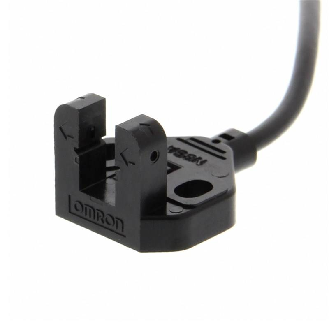 Micro Fourche opt. U NPN E=5mm P=9mm IR DO 5-24Vdc IP60, câble 2m-Lire la description