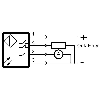 Fourche opt. U ANA E=30mm Prof=51mm 4-20mA+PNP 18-30Vdc / M12 4P