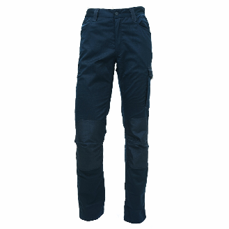 U-Power - Pantalon de travail bleu foncé Stretch et Slim MEEK-Lire la description