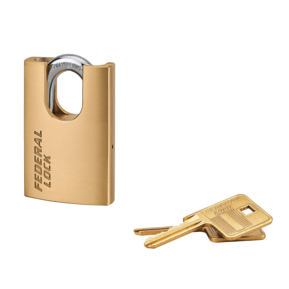Cadenas à clé 520p anse protégé 50 mm-Lire la description