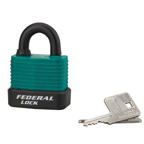 Cadenas à clé BUMPER 45 mm vert-Lire la description