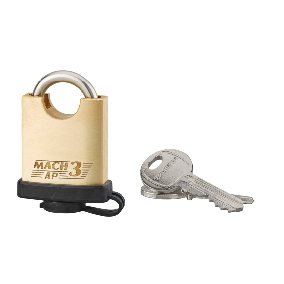 Cadenas à clé MACH 3 ap 40 mm avec bumper Cadenas à clé MACH 3 ap 40 mm avec bumper-Lire la description