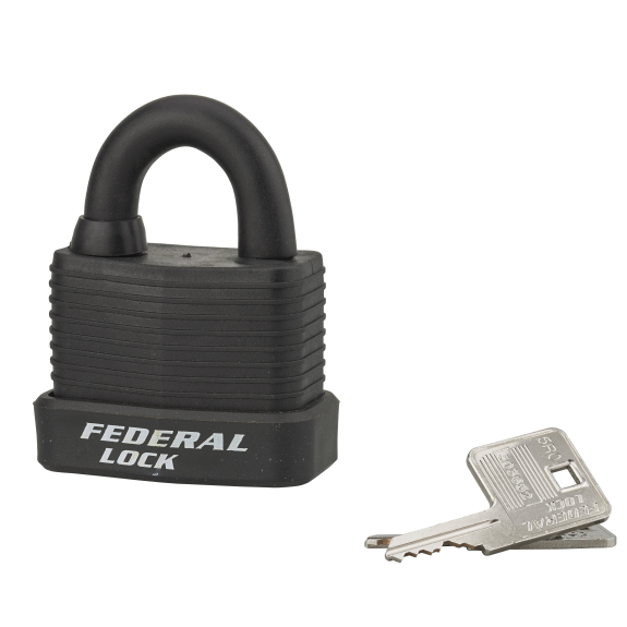 Cadenas à clé BUMPER 54 mm noir-Lire la description