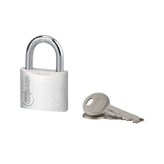 Cadenas à clé TYPE 1 aluminium 40 mm Cadenas à clé TYPE 1 aluminium 40 mm-Lire la description