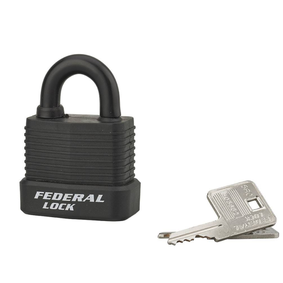 Cadenas à clé pour usage extérieur - Résiste à l'eau-Lire la description
