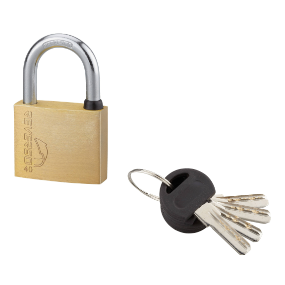 Cadenas à clé REVERSO 40 mm 4 clés réversibles-Lire la description