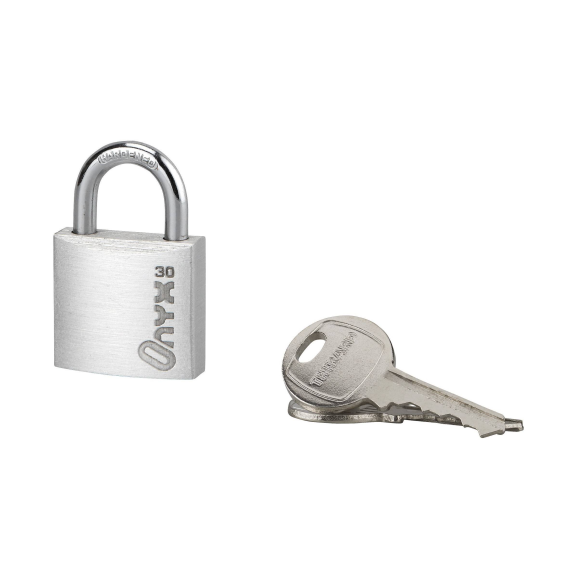 Cadenas à clé TYPE 1 aluminium 30 mm-Lire la description