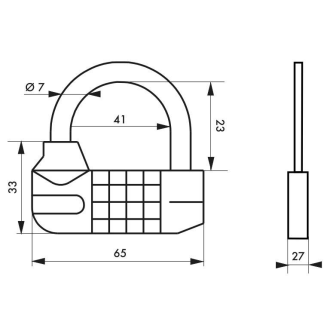 Cadenas SATURN à combinaison modifiable-Lire la description