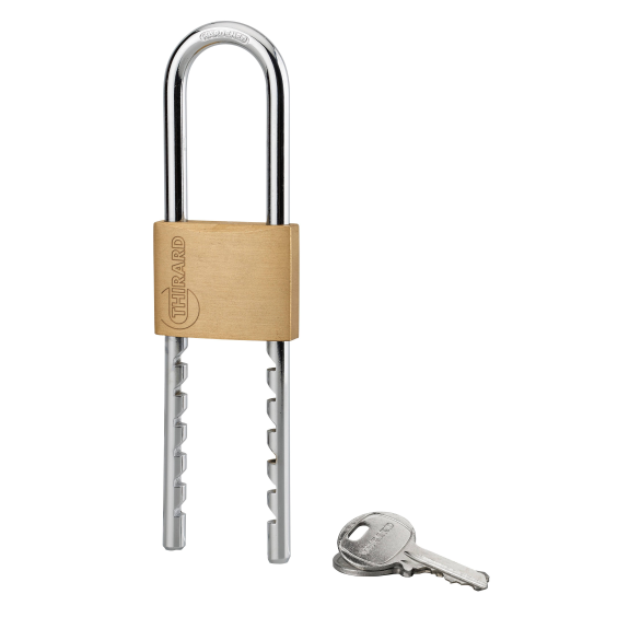 Cadenas à clé 50 mm anse réglable-Lire la description