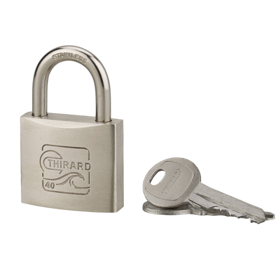 Cadenas à clé BLUE adventure 40 mm Cadenas à clé BLUE adventure 40 mm-Lire la description