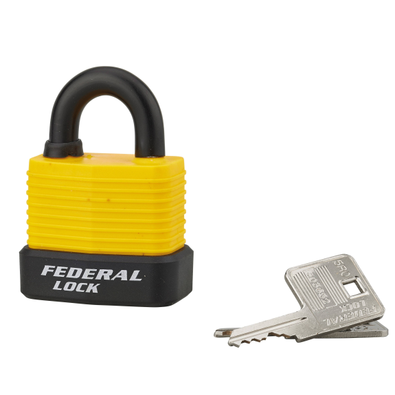 Cadenas à clé BUMPER 45 mm jaune-Lire la description