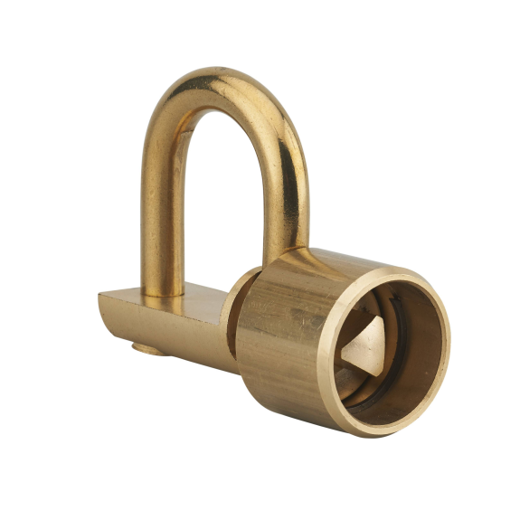 Cadenas d'artillerie talon droit anse laiton triangle 11 mm Cadenas d'artillerie talon droit anse laiton triangle 11 mm-Lire la description