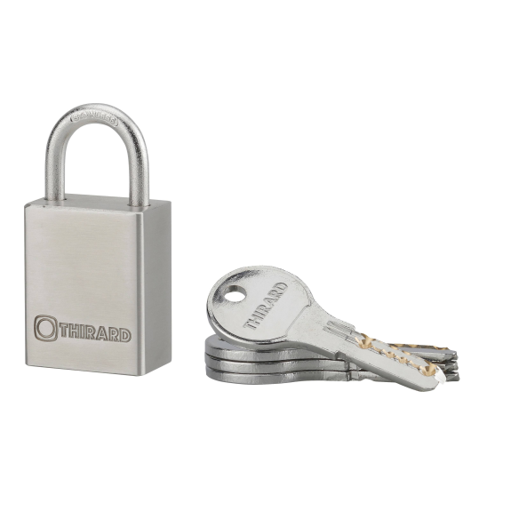 Cadenas à clé RINOX 30mm anse inox 4 clés-Lire la description
