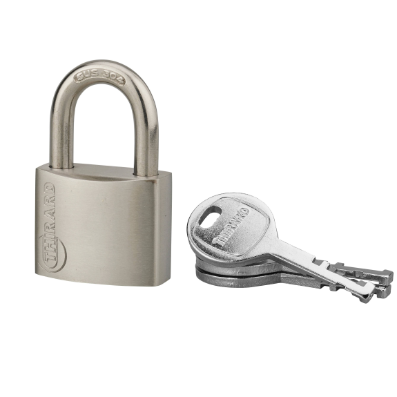 Cadenas à clé CINOX 40 mm-Lire la description