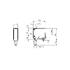 Cellule Bar. reflex PNP P=5m LR DO Métal 10-30Vdc / M08 4P