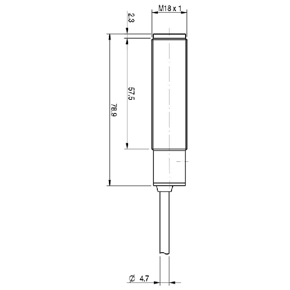 Photo.M18,NPN/PNP-NO/NC,Cable,Diffuse-Lire la description