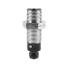 Cellule Directe M18 NPN P=430mm Teach IR LO/DO Métal Axial / M12 4P