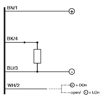 Photo.M18,PNP-NO/NC,M12 plug 90°,UV-Lire la description