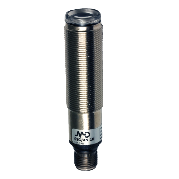 Cellule Barrage (R) M18 PNP NO P=8m Métal Axial / M12 4P-Lire la description