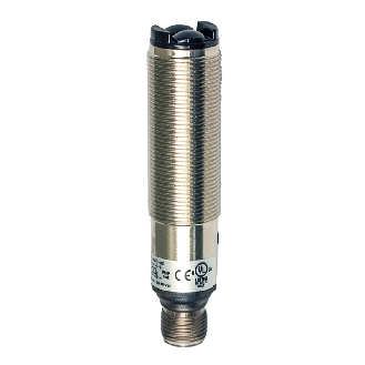 Cellule Bar. reflex M18 PNP P=5m IR LO Métal Axial / M12 4P-Lire la description