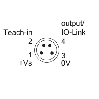 Cellule EAP PushPull P=15mm Teach IO-Link LR LO/DO / M08 4P+C0.2m-Lire la description