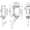 Cellule EAP PNP P=30mm PinPoint LO 10-30Vdc / Câble 3.5m