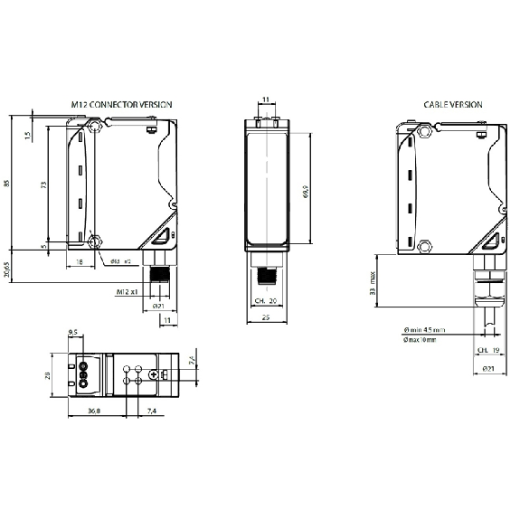 Cellule Bar. reflex RELAIS P=22m 24-264VACDC Tempo Désembuage Bornier Cellule Bar. reflex RELAIS P=22m 24-264VACDC Tempo Désembuage Bornier-Lire la description