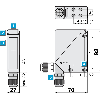 Cellule Barrage PNP/NPN P=60m Pot. LR LO/DO E.test / M12 4P