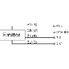Cellule Barrage (E) M18 P=55m Pot. Laser Métal Axial / M12 4P