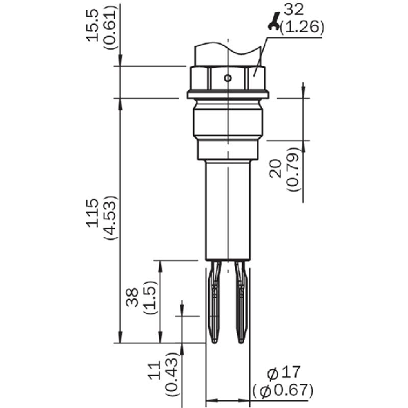 Détecteur vibrant de niveau pour liquides LFV200 Détecteur vibrant de niveau pour liquides LFV200-Lire la description