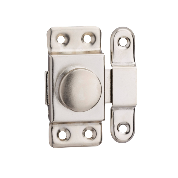 Verrou pour porte de meuble 35 mm acier zingué-Lire la description