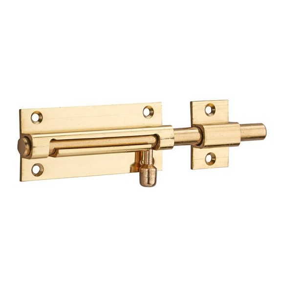 Verrou pour porte de meuble targette laiton 70 mm-Lire la description