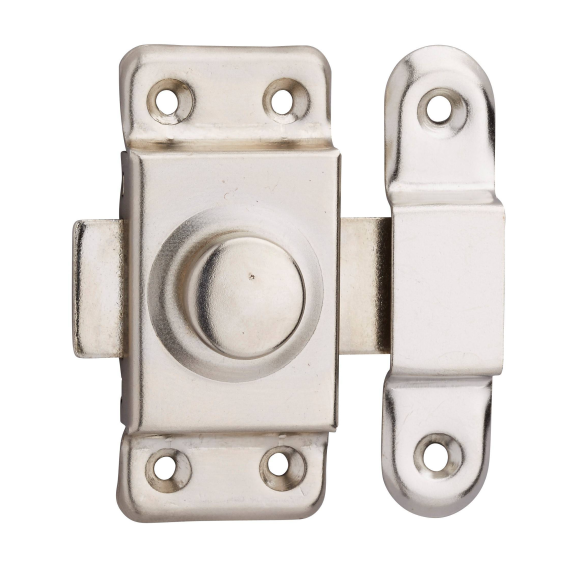Verrou pour porte de meuble 30 mm acier zingué-Lire la description
