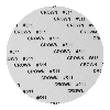 Plaque signalétique Disque signalétique Ø 80mm privé avec adhésif