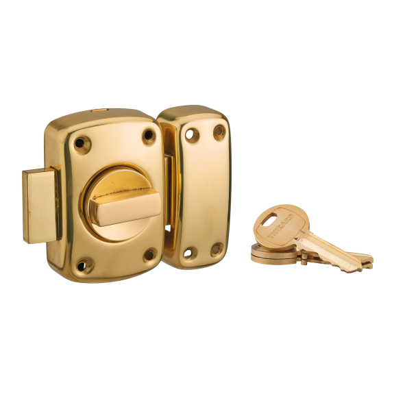 Verrou pour porte d'entrée Mirage à bouton et cylindre 45 mm-Lire la description