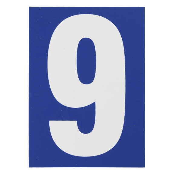 Plaque signalétique 65x90mm 9" avec adhésif"-Lire la description