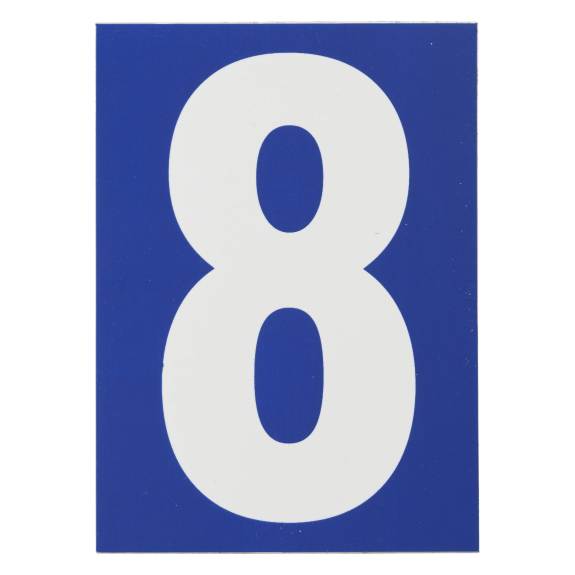 Plaque signalétique 65x90mm 8" avec adhésif"-Lire la description