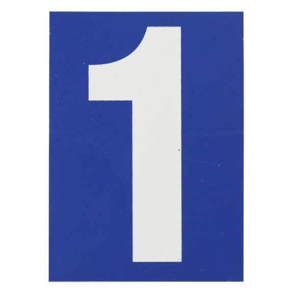 Plaque signalétique 65x90mm 1" avec adhésif"-Lire la description