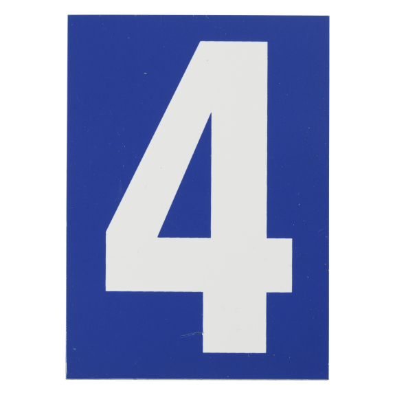 Plaque signalétique 65x90mm 4" avec adhésif"-Lire la description