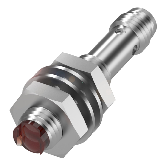 Cellule Bar. reflex PNP P=1m LR DO Ø8x40mm Axial Inox / M08 3P-Lire la description